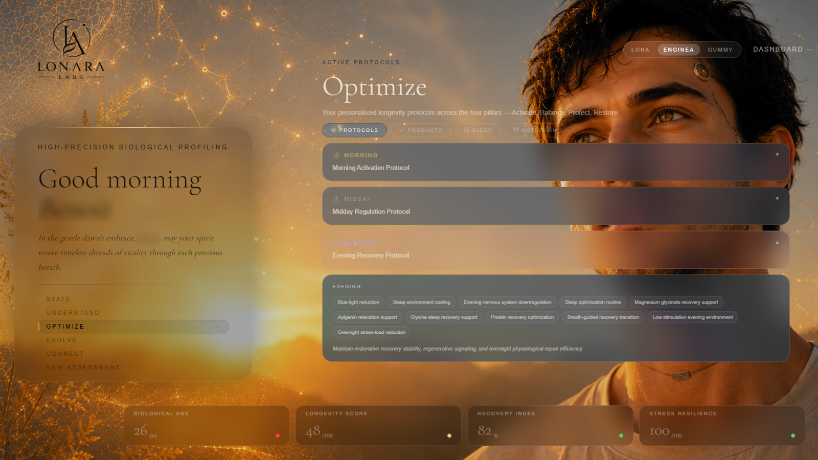My Space — Optimize: Active Protocols