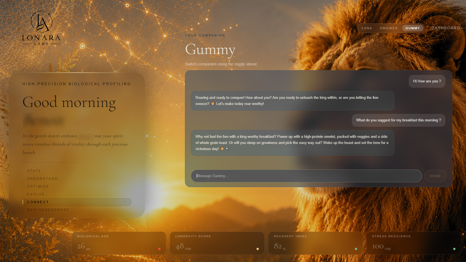 My Space — Connect: Your Companion