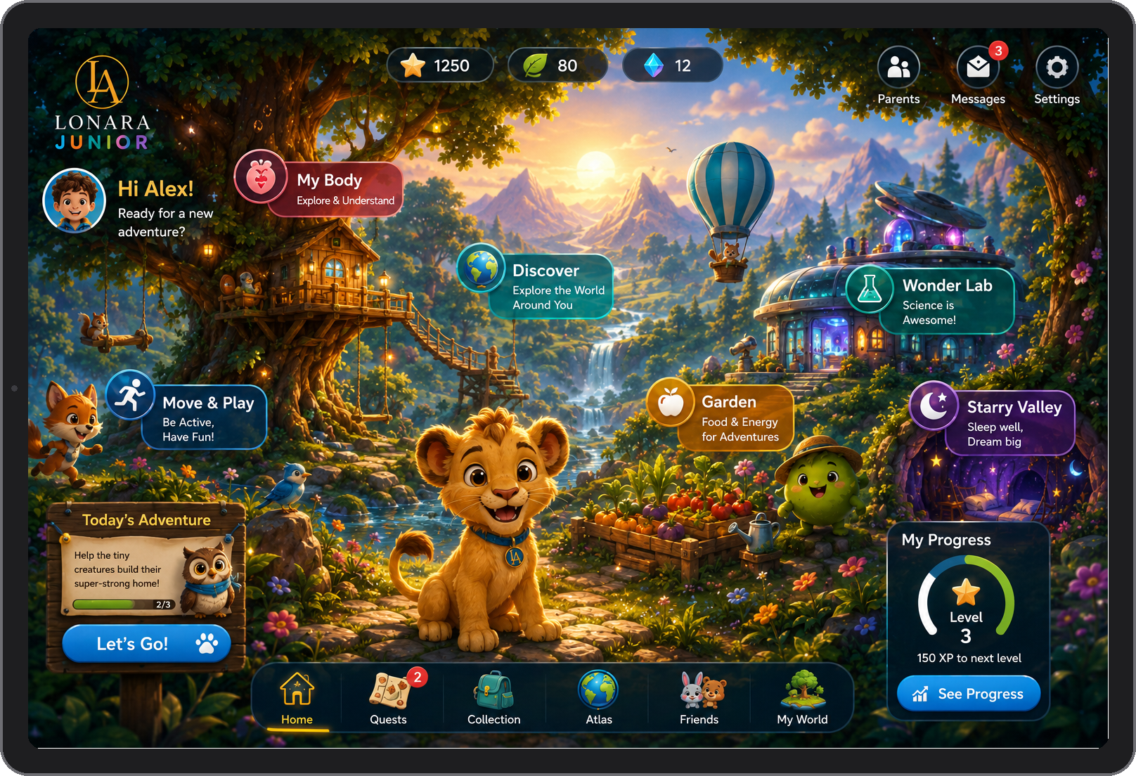Lonara Junior app preview